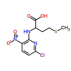 N-(6-Chloro-3-nitro-2-pyridinyl)methionine Structure