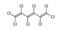 octachlorohexa-1,3,5-triene Structure