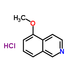 5-甲氧基异喹啉盐酸盐结构式