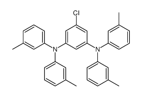 5-chloro-1-N,1-N,3-N,3-N-tetrakis(3-methylphenyl)benzene-1,3-diamine Structure