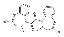 1,2-bis(3-methyl-5-oxo-2,6-diazabicyclo[5.4.0]undeca-7,9,11-trien-2-yl )ethane-1,2-dione structure