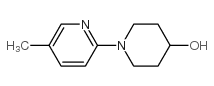 1-(5-Methyl-2-pyridinyl)-4-piperidinol Structure