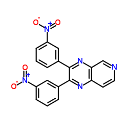 2,3-Bis(3-nitrophenyl)pyrido[3,4-b]pyrazine结构式