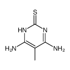 2(1H)-Pyrimidinethione,4,6-diamino-5-methyl- Structure