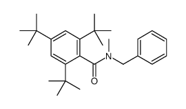 2,4,6-Tris(1,1-dimethylethyl)-N-methyl-N-(phenylmethyl)benzamide Structure