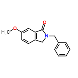 2-Benzyl-6-methoxy-1-isoindolinone结构式