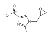 1H-Imidazole,2-iodo-4-nitro-1-(2-oxiranylmethyl)- Structure