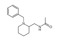 2-(acetylamino)methyl-1-benzylpiperidine Structure