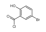 Benzoyl chloride, 5-bromo-2-hydroxy- structure