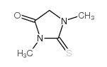 N,N'-DIMETHYLTHIOHYDANTOIN Structure