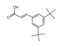 3,5-DI-TERT-BUTYLPHENYLACRYLATE Structure