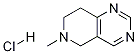 6-Methyl-5,6,7,8-tetrahydropyrido[4,3-d]pyriMidine hydrochloride Structure