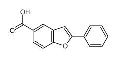 2-苯基-苯并呋喃-5-羧酸结构式