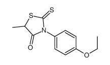 3-(4-ethoxyphenyl)-5-methyl-2-sulfanylidene-1,3-thiazolidin-4-one结构式