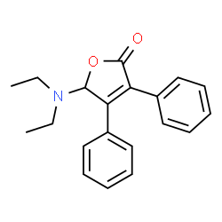 2(5H)-Furanone,5-(diethylamino)-3,4-diphenyl- Structure