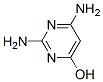 2,4-二氨基-6-羟基嘧啶结构式