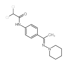 Acetamide,2,2-dichloro-N-[4-[1-(1-piperidinylimino)ethyl]phenyl]-结构式