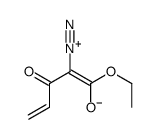 4-diazonio-5-ethoxy-5-oxopenta-1,3-dien-3-olate Structure