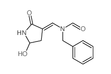 Formamide,N-[(5-hydroxy-2-oxo-3-pyrrolidinylidene)methyl]-N-(phenylmethyl)-结构式