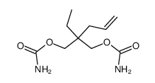 Dicarbamic acid 2-allyl-2-ethyltrimethylene ester结构式