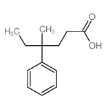 Benzenebutanoic acid, g-ethyl-g-methyl-结构式