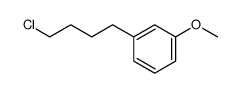 3-(4-chlorobutyl)methoxybenzene结构式