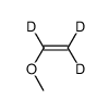 methyl vinyl-d3 ether结构式