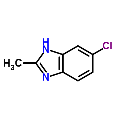 5-氯-2-甲基苯并咪唑结构式