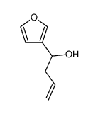 (+/-)-1-(furan-3-yl)but-3-en-1-ol Structure