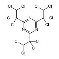 2,4,6-tris(1,1,2,2-tetrachloroethyl)-1,3,5-triazine结构式