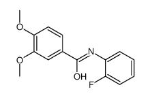 N-(2-FLUORO-PHENYL)-3,4-DIMETHOXY-BENZAMIDE图片