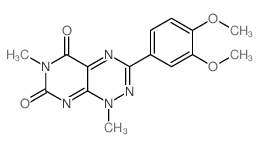 8-(3,4-dimethoxyphenyl)-4,10-dimethyl-2,4,7,9,10-pentazabicyclo[4.4.0]deca-1,6,8-triene-3,5-dione structure