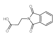 3-PHTHALIMIDOPROPIONIC ACID Structure