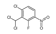 1-Chloro-2-(dichloromethyl)-3-fluoro-4-nitrobenzene structure