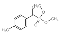 dimethoxyphosphoryl-(4-methylphenyl)methanone structure