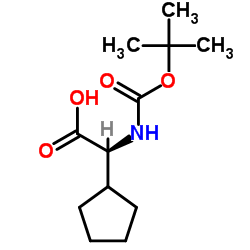 (S)-TERT-BUTOXYCARBONYLAMINO-CYCLOPENTYL-ACETIC ACID图片