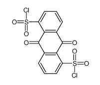 9,10-Dihydro-9,10-dioxo-1,5-anthracenedisulfonyl chloride structure