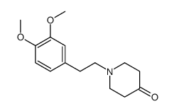 1-[2-(3,4-dimethoxyphenyl)ethyl]piperidin-4-one Structure