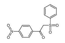 2-(benzenesulfonyl)-1-(4-nitrophenyl)ethanone Structure