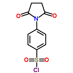 4-(2,5-Dioxopyrrolidin-1-yl)benzene-1-sulfonyl chloride structure