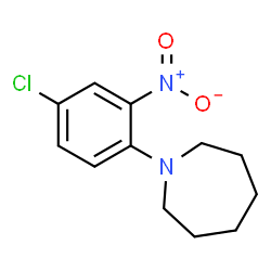 1-(4-Chloro-2-nitrophenyl)azepane结构式