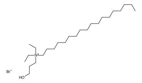 diethyl-(3-hydroxypropyl)-octadecylazanium,bromide结构式