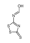 N-(5-sulfanylidene-1,2,4-dithiazol-3-yl)formamide结构式