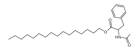 N-acetyl-phenylalanine hexadecyl ester Structure