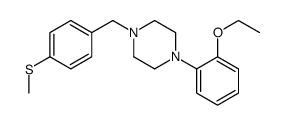 1-(2-ethoxyphenyl)-4-[(4-methylsulfanylphenyl)methyl]piperazine Structure