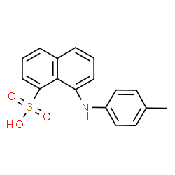 8-[(methylphenyl)amino]naphthalene-1-sulphonic acid结构式