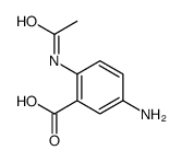 2-(acetylamino)-5-aminobenzoic acid Structure