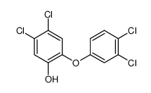 4,5-dichloro-2-(3,4-dichlorophenoxy)phenol结构式