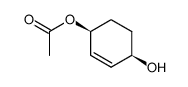 cis-2-cyclohexene-1,4-diol monoacetate Structure