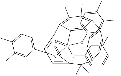 2,2-Bis[4-[bis(3,4-dimethylphenoxy)phosphinyloxy]phenyl]propane结构式